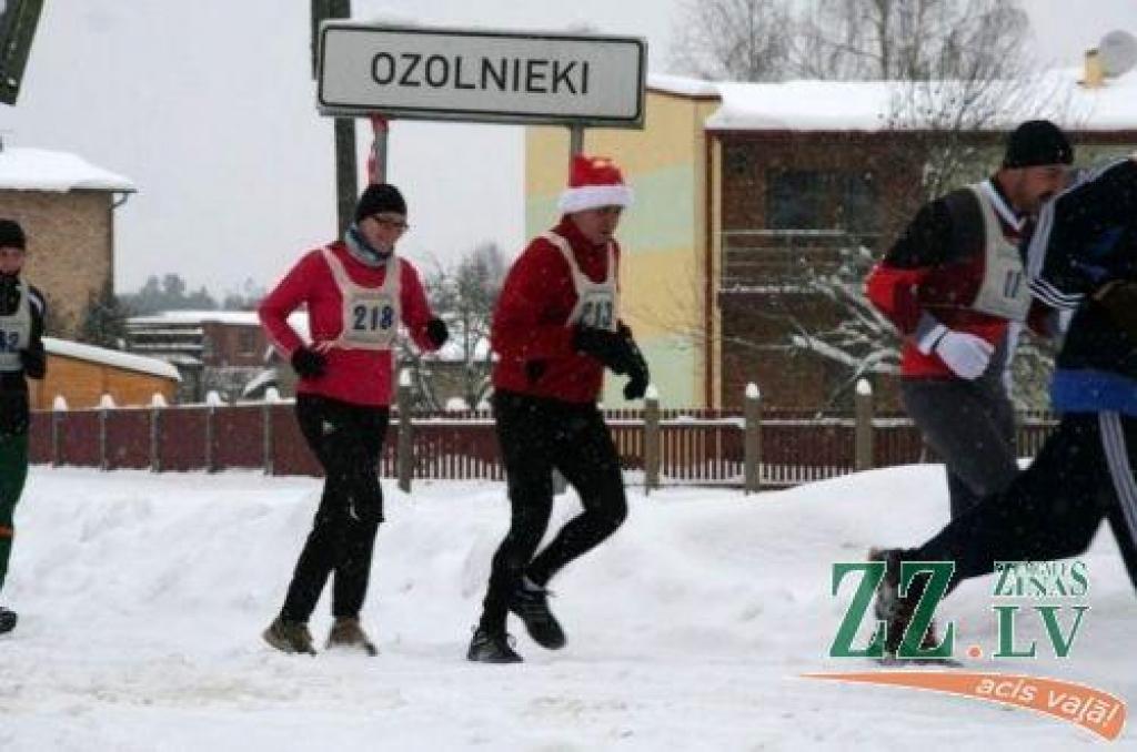 Šonedēļ jau ceturto reizi Ozolniekos notiks Ziemas skrējiens