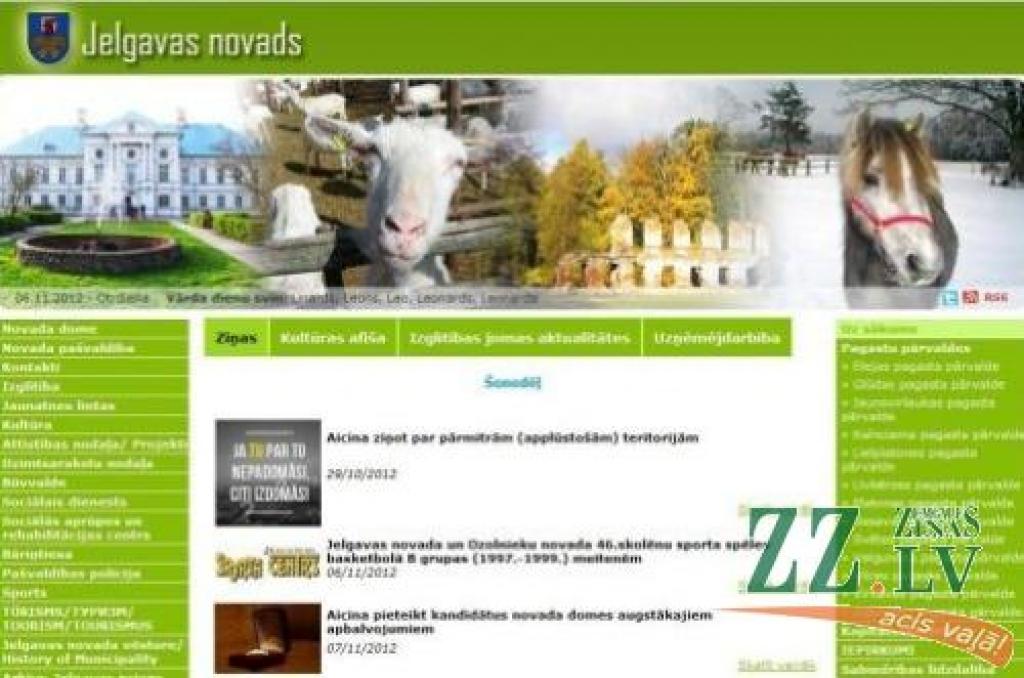 Uzlabos Jelgava novada mājas lapas dizainu un saturu
