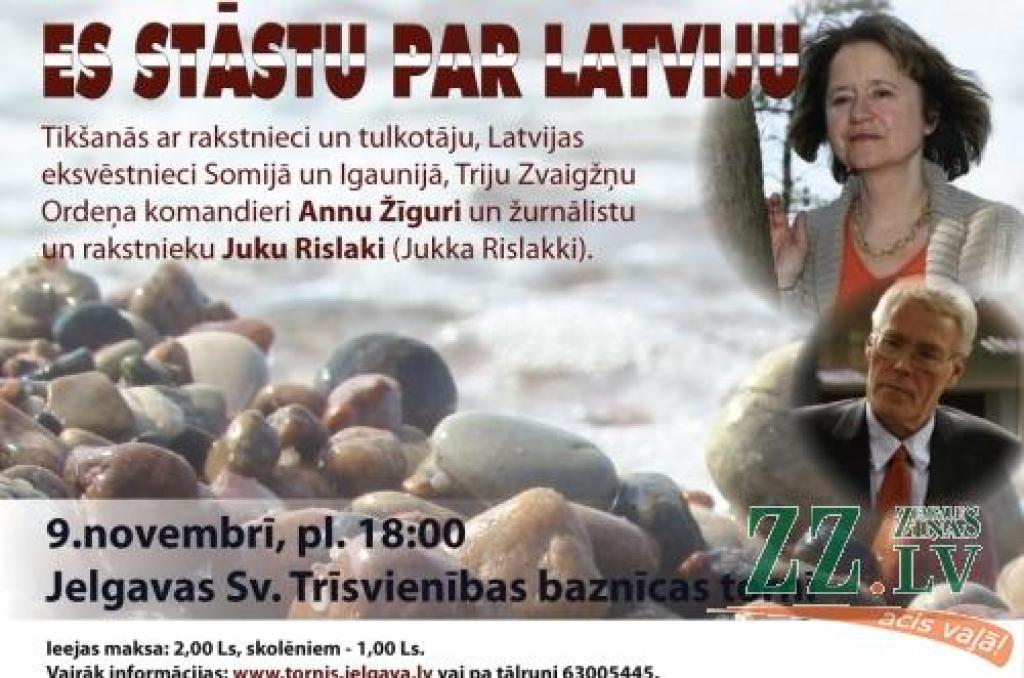 Jelgavas Sv.Trīsvienības baznīcas tornī – stāsti par Latviju