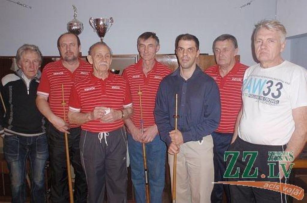 Finišējis Latvijas čempionāts novusā komandām