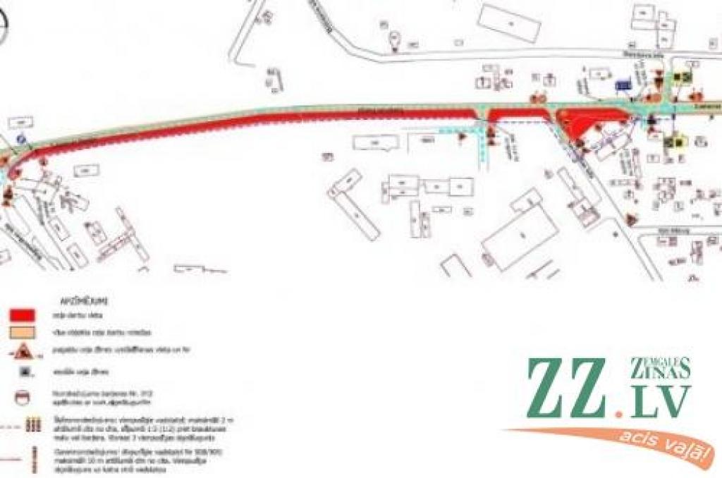 Braukšanas ātrums Lietuvas šosejā ierobežots līdz 30 kilometriem stundā