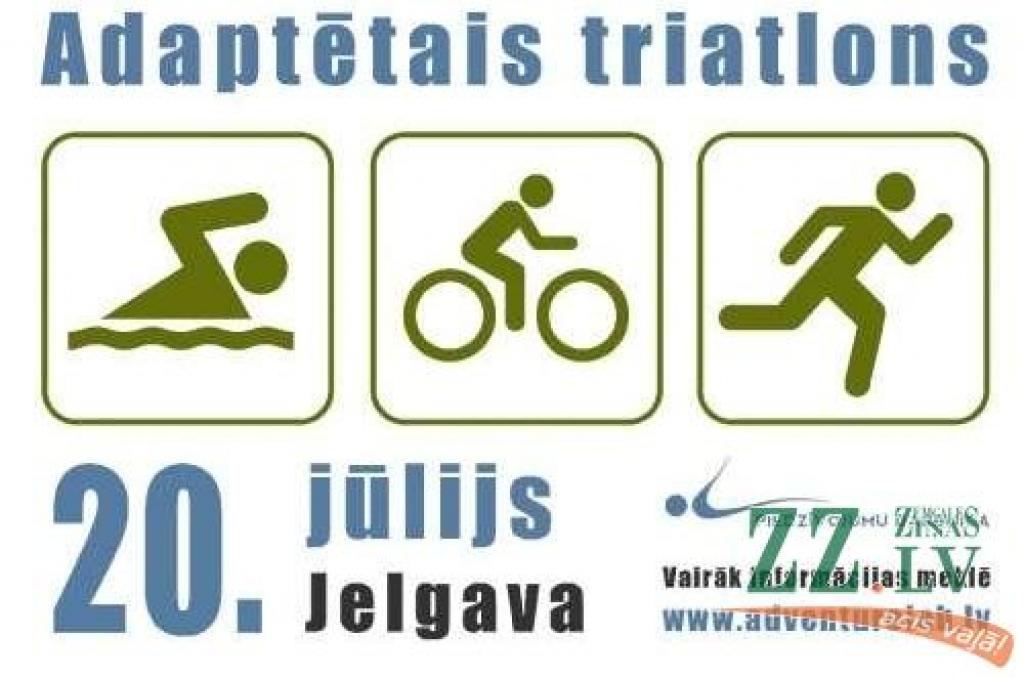 Piektdien aicina adaptētais triatlons