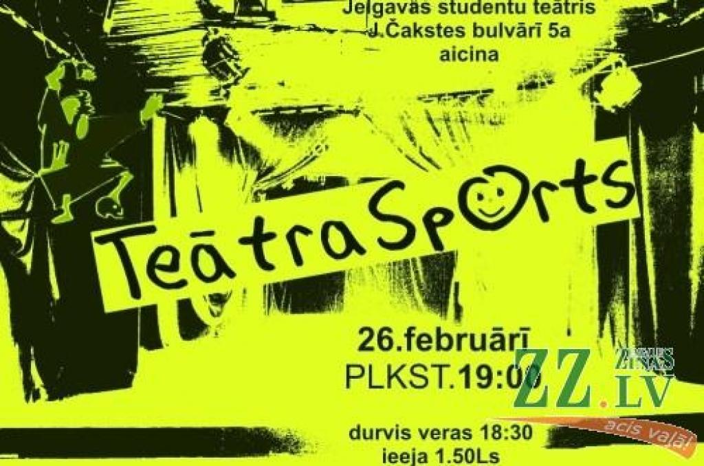 Jelgavas studentu teātris aicina uz teātra sporta maču