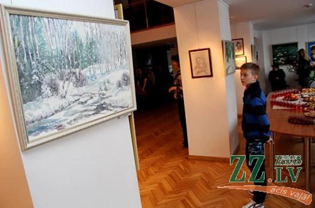 Gleznotājas Zigrīdas Cīrules jubilejas «deja ar krāsām» (ar foto)