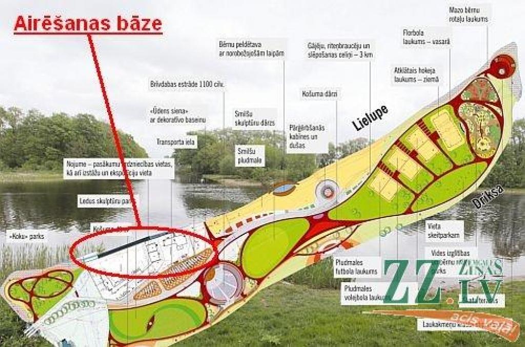 Jelgavas Dome par 125 000 latu grasās pirkt Pasta salas airēšanas bāzi