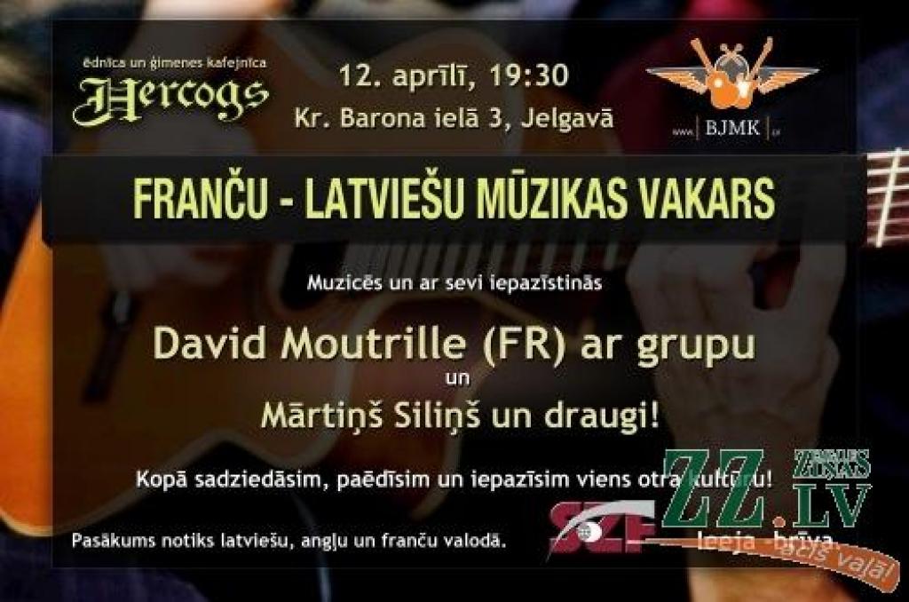 Jaunietis no Francijas muzikālajā vakarā stāstīs par brīvprātīgo darbu