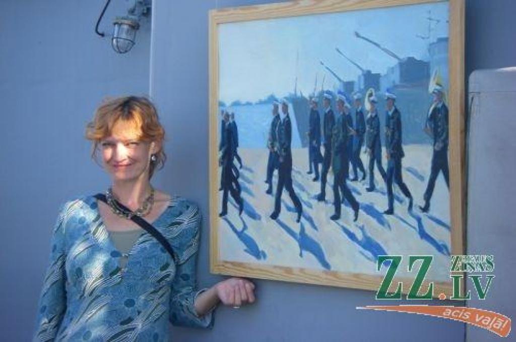 Kultūras namā gleznās būs skatāmi kara kuģi