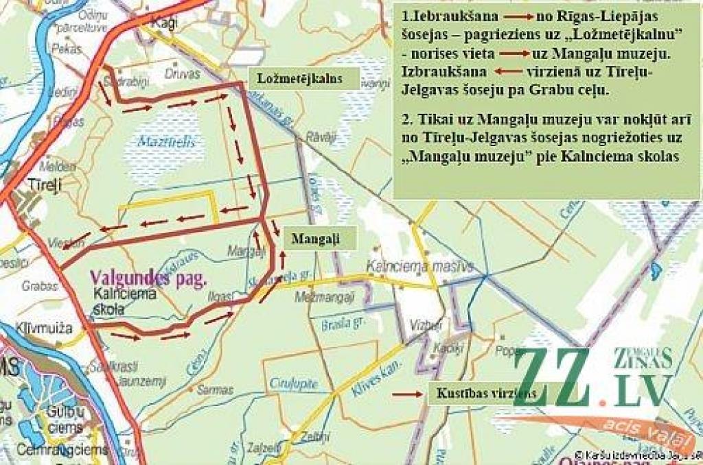 Sestdien Ziemassvētku kauju atcerē «Mangaļos» rekonstruēs karadarbību (ar karti)