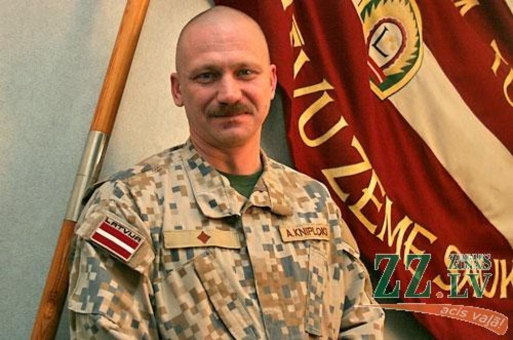 Komandieris Andris Kniploks uzņems jaunus zemessargus 52.kājnieku bataljonā