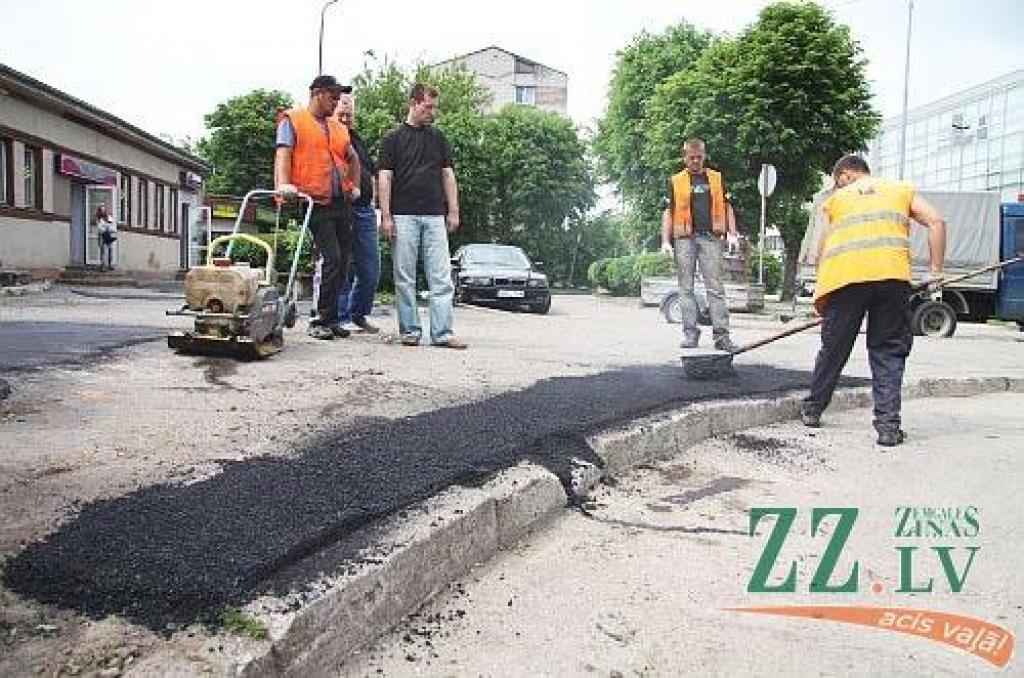 Ietvju remontiem pilsēta atvēlējusi 20 tūkstošus