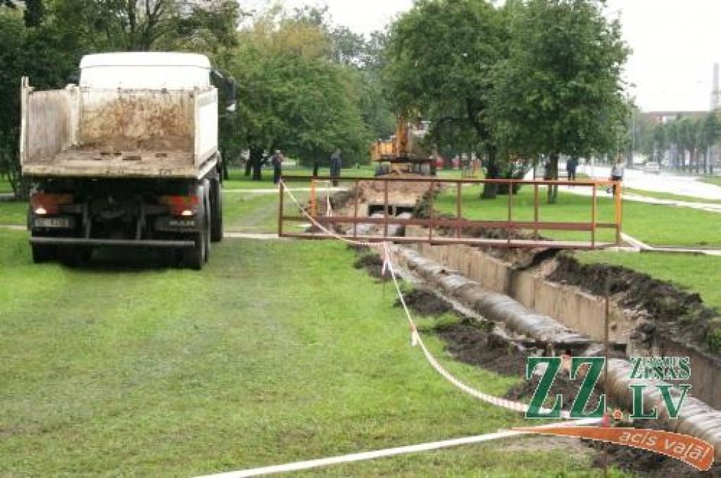 Renovē maģistrālo siltumtrasi