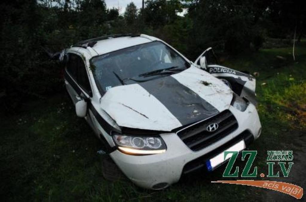 Par avāriju ar dienesta auto - administratīvais sods
