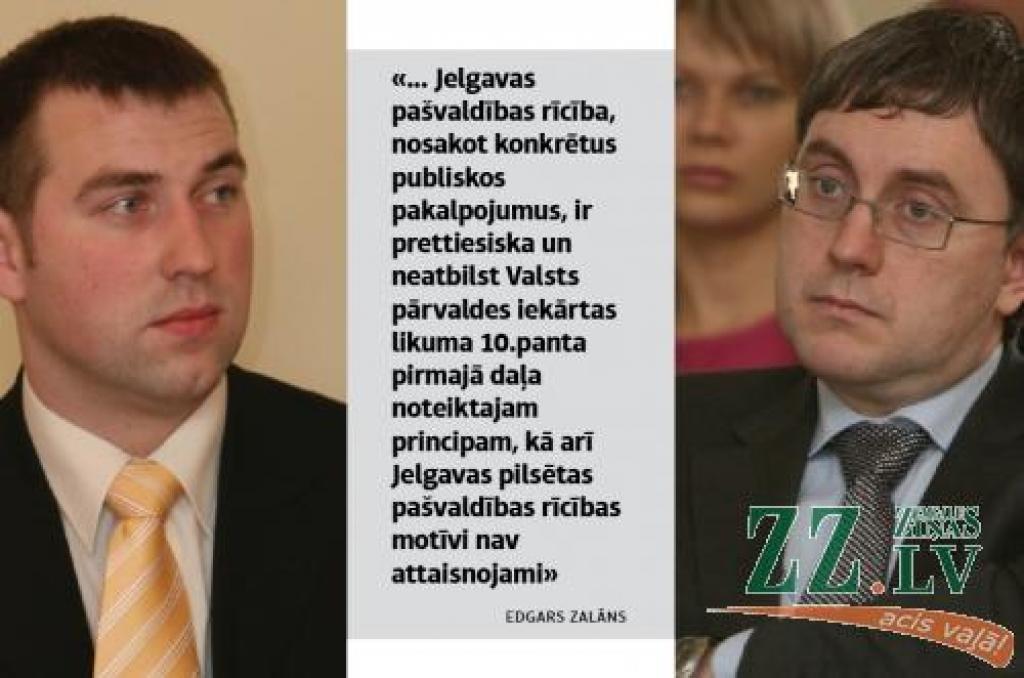 Ministrija domei liek pārtraukt nelikumības