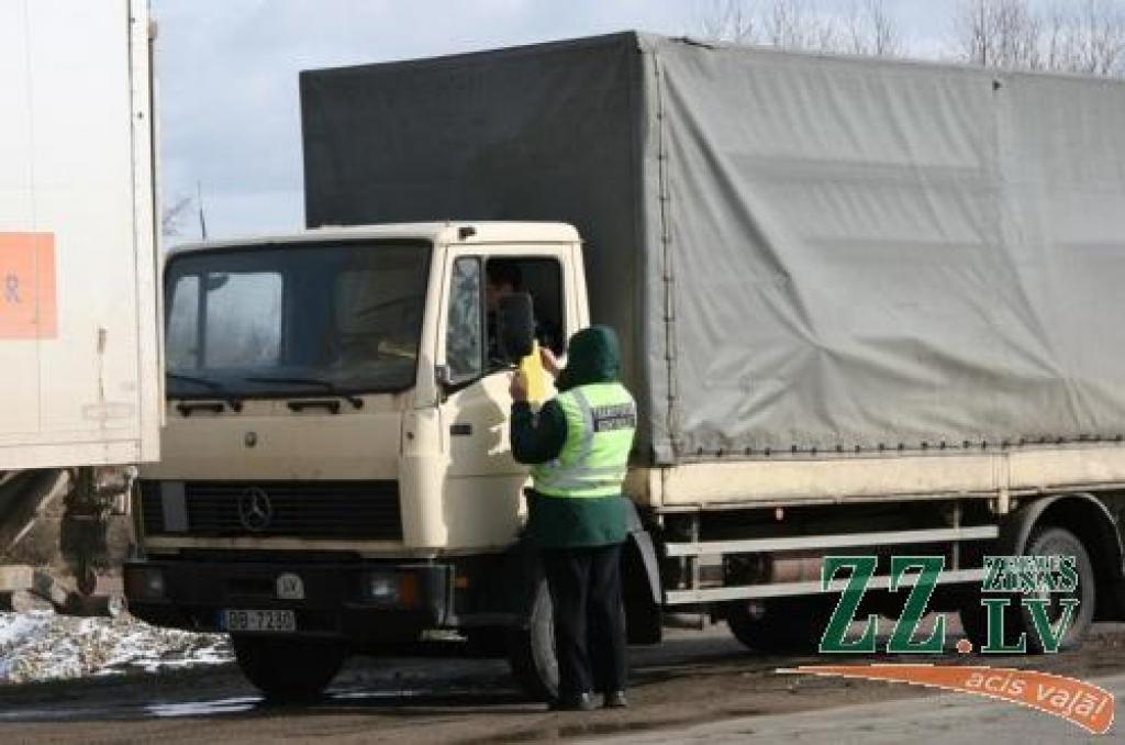 Cīnās pret pārslogotajiem kravas auto