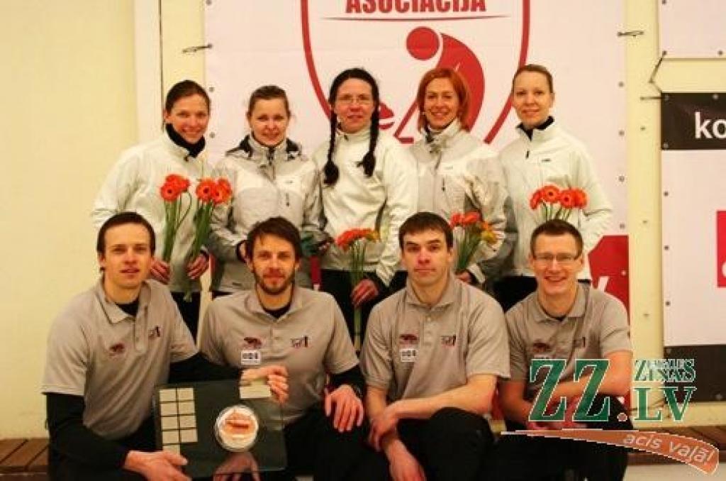 Kērlings. Jelgavnieces labākās Latvijas čempionātā
