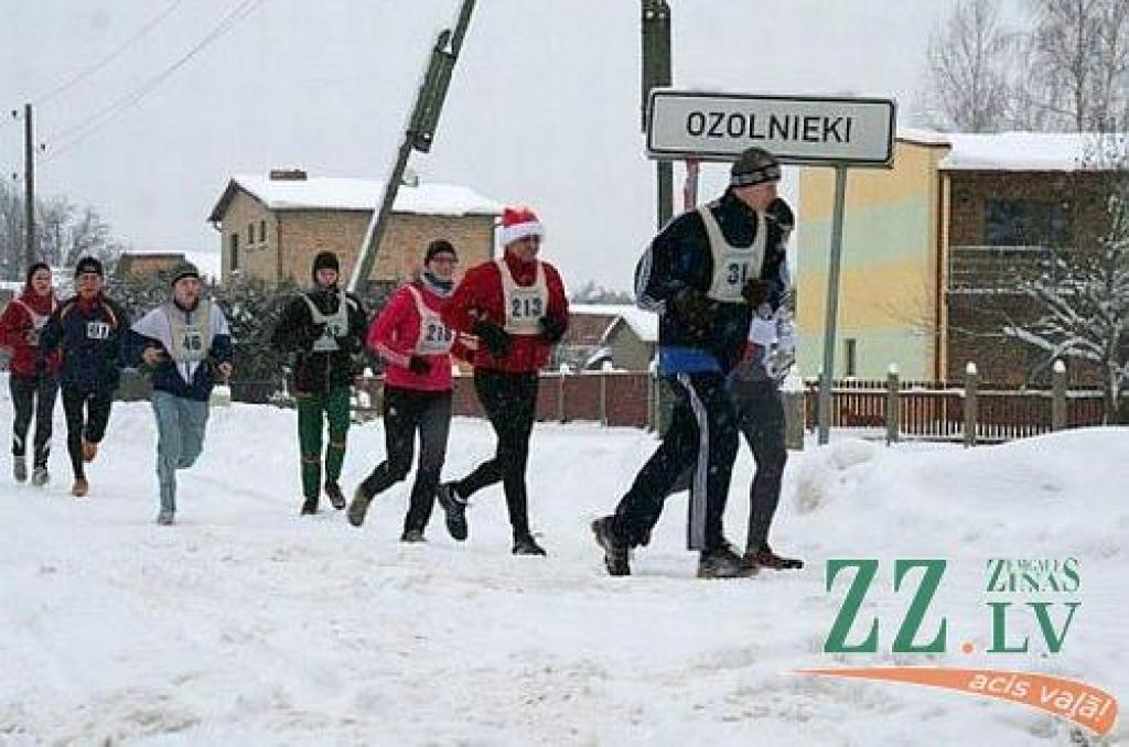Nākamsvētdien Ozolniekos trešo reizi notiks Ziemas skrējiens