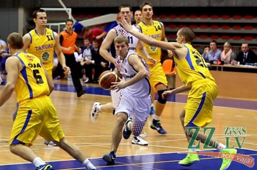 Basketbols. BK «Jelgava» BBL Izaicinājuma kausā neizdodas revanšēties Rakveres «Tarvas» (ar foto)
