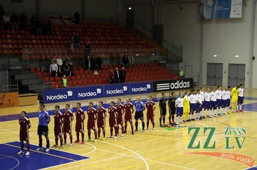 Telpu futbols. Jelgavas grupā uzvar Latvija
