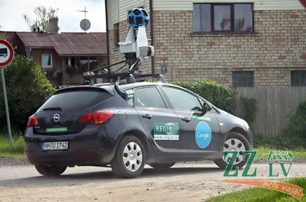 Jelgavas ielās manīta «Google» automašīna