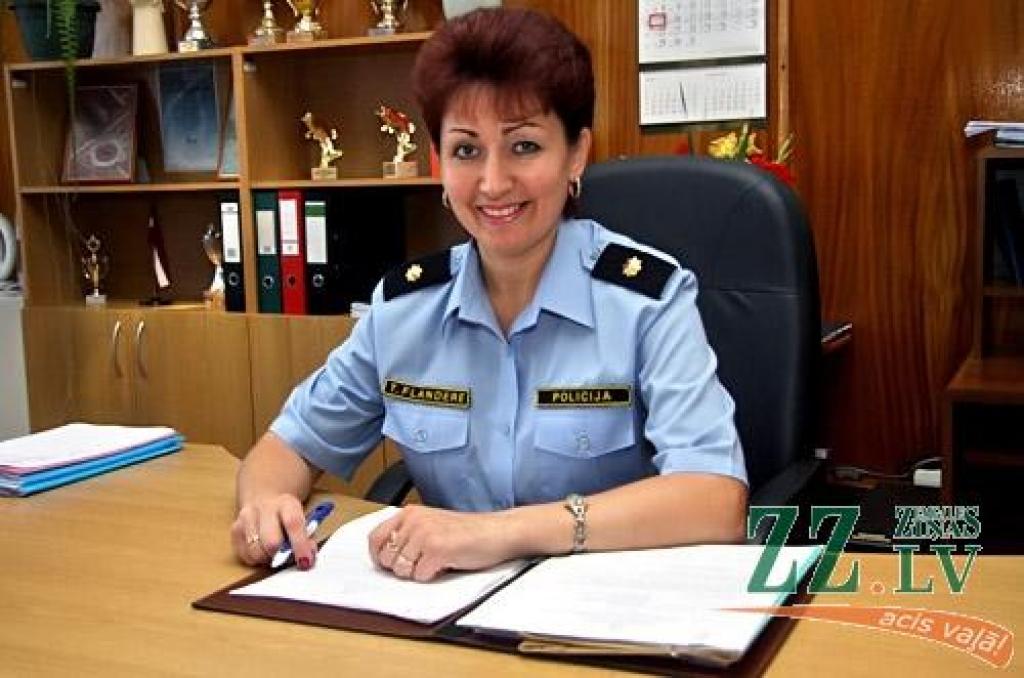 No šodienas Valsts policijas Jelgavas iecirkni vada Tatjana Flandere