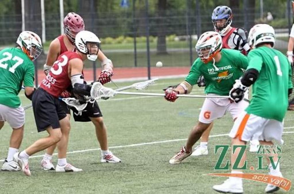 Lakross. Četru komandu turnīrā Jelgavā uzvar «Gatorade» ar amerikāņiem un kanādiešiem sastāvā
