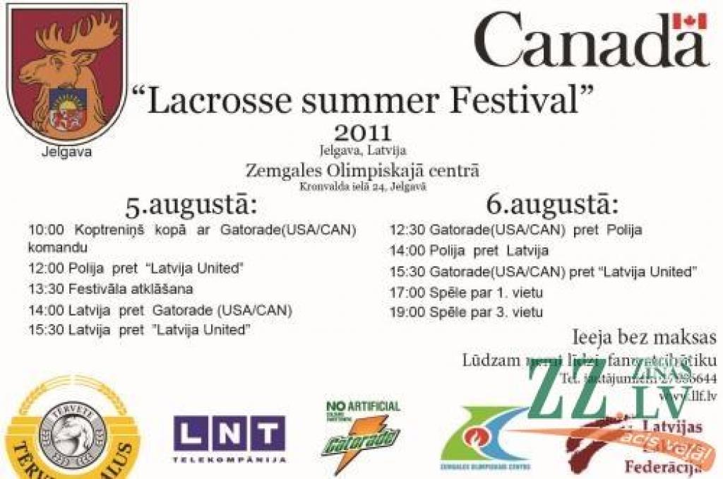 Jelgavā notiks pirmais lakrosa vasaras festivāls