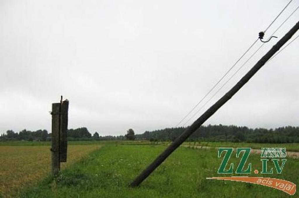 Novadā – kārtējie elektrības atslēgumi