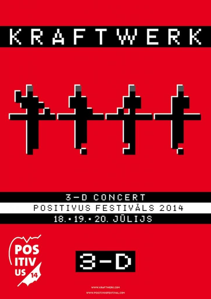 Viens no Positivus galvenajiem māksliniekiem būs Kraftwerk