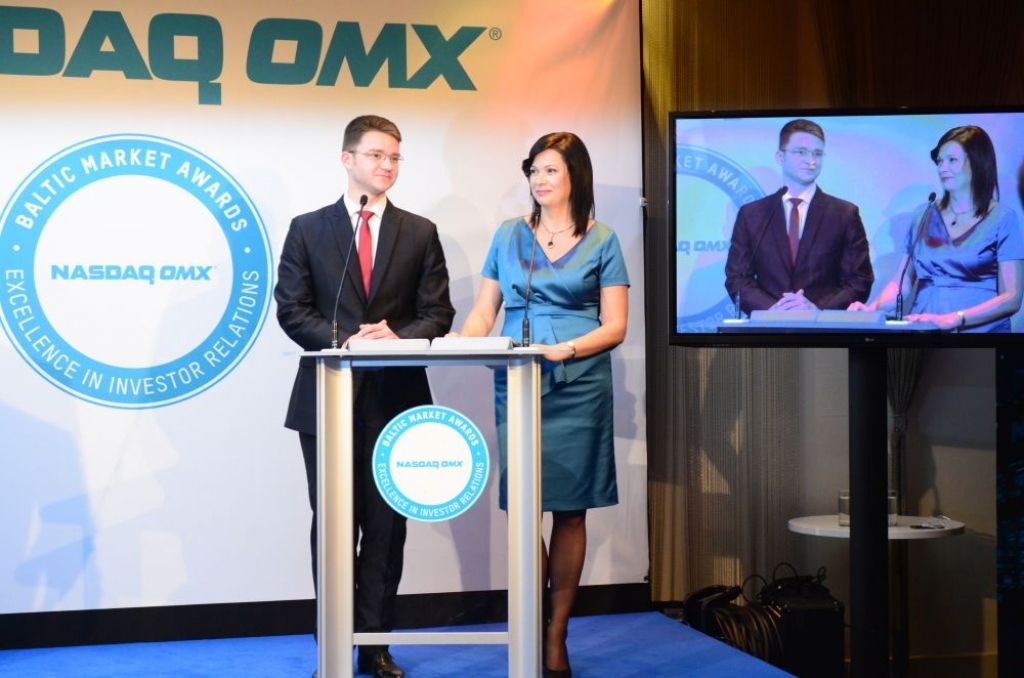 Papildināta ar foto - Apbalvo labākos NASDAQ OMX Baltijas biržu uzņēmumus