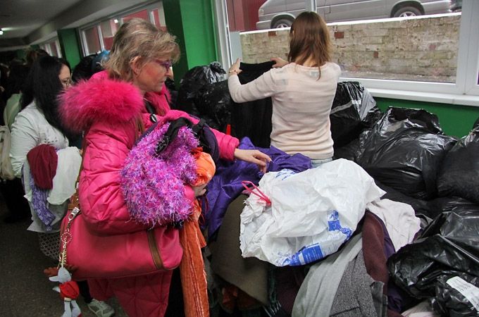 Misionāri jelgavniekiem dāvina zirņus un stāstus par Dievu