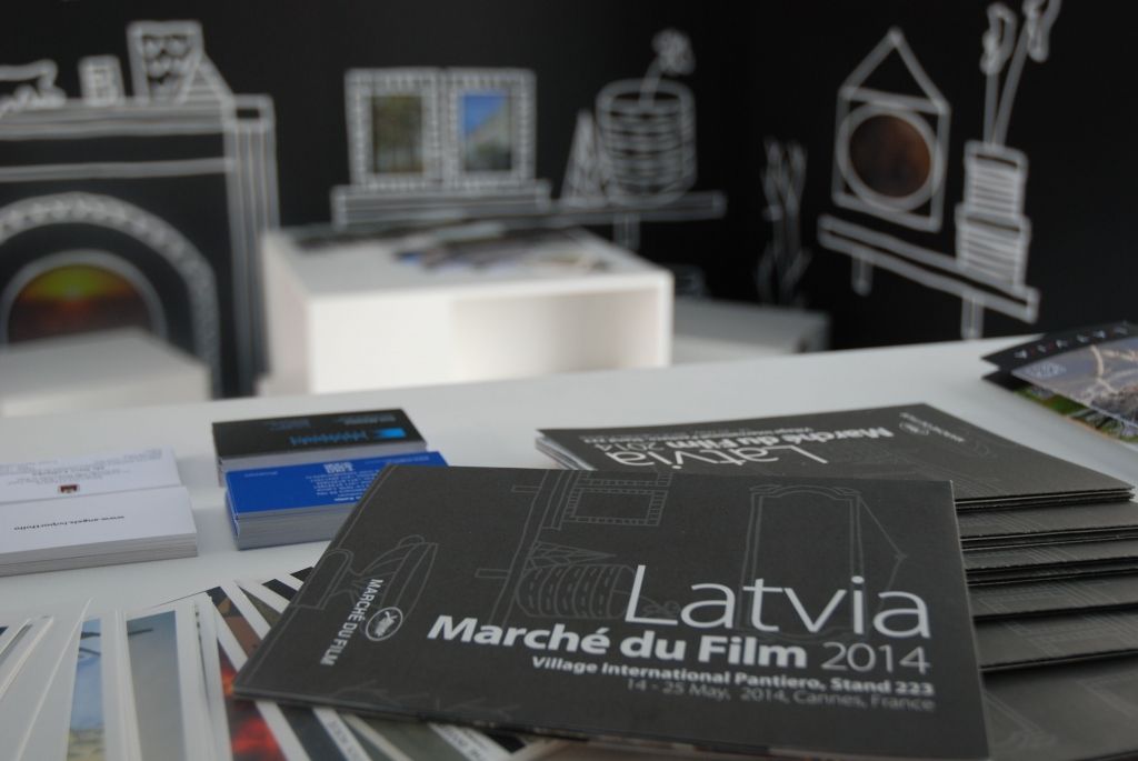 Latvijas paviljona dizains piesaista uzmanību Kannu filmu tirgū