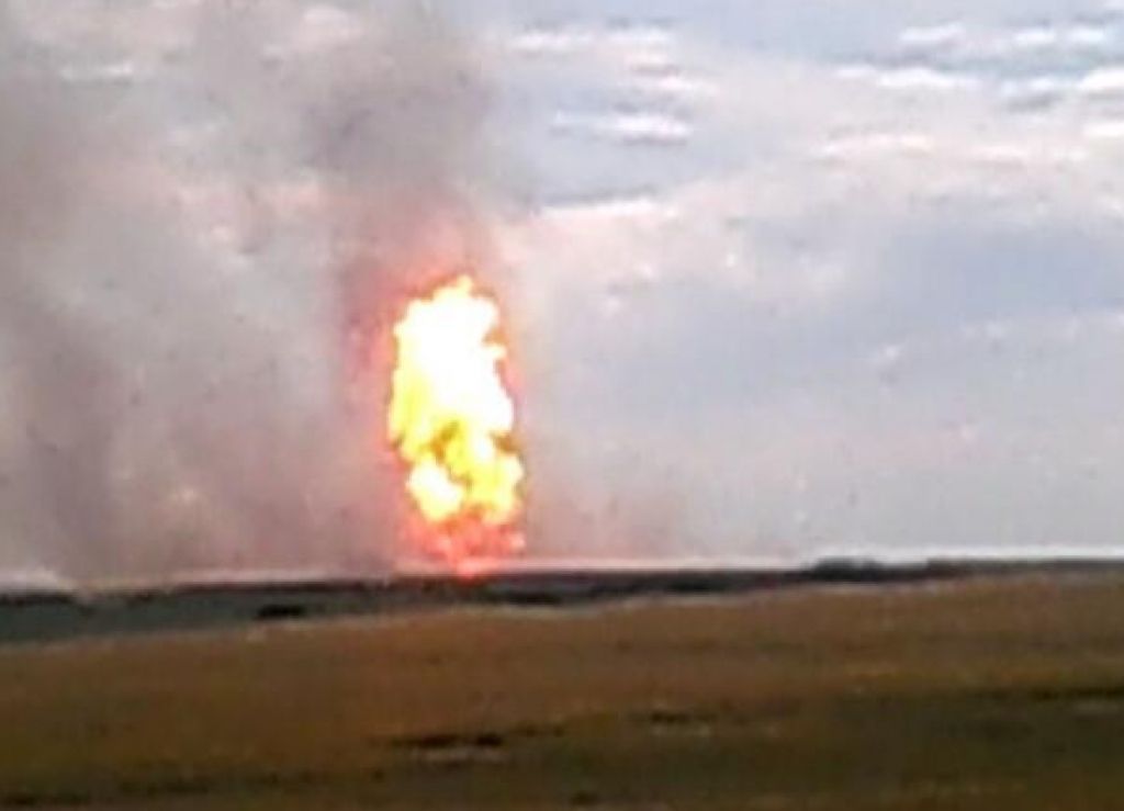 Ukrainas austrumos uzsprādzis gāzes cauruļvads; Ukraina vaino Krieviju