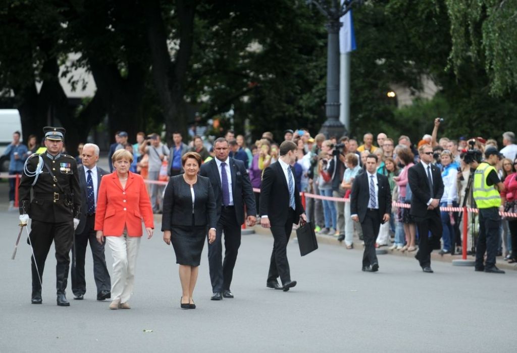 Latvijā viesojas Vācijas kanclere Angela Merkele