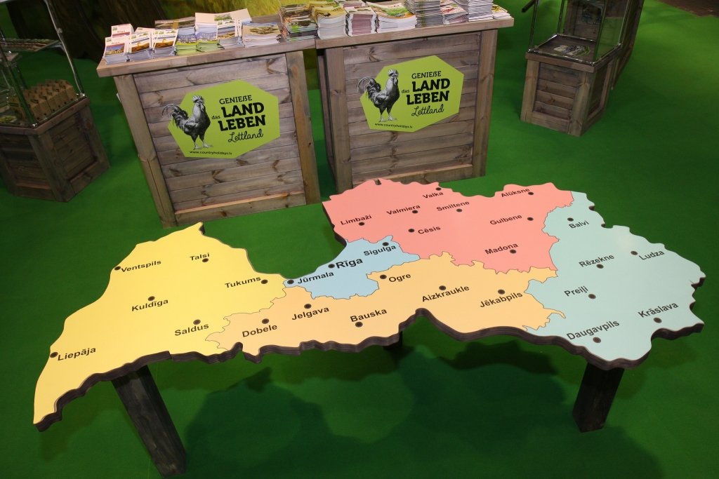 Atklāts Latvijas stends Berlīnes izstādē Zaļā nedēļa