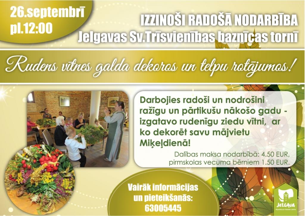 Radošā nodarbība Miķeļdienas tradīcijās