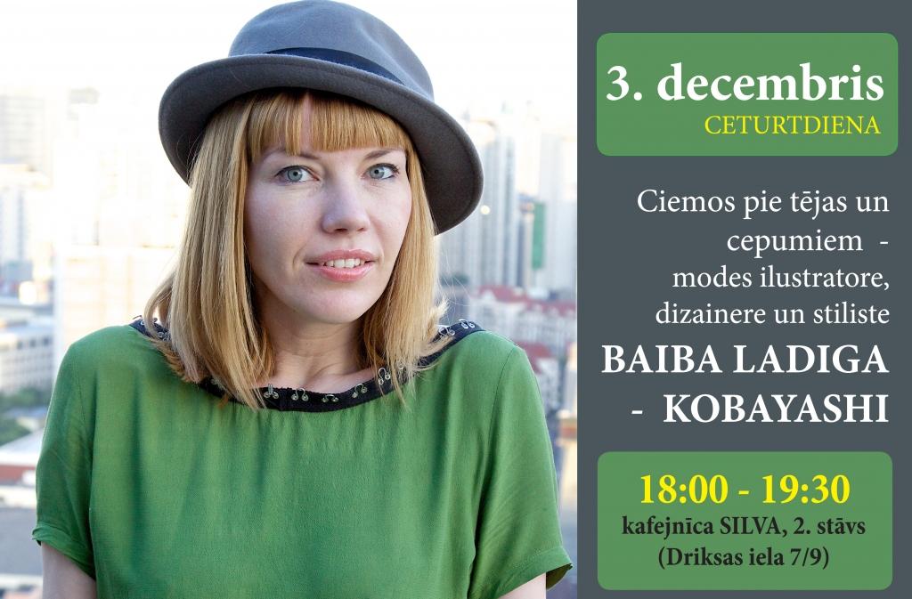 Par stilu un modi decembra «Cepumā» stāstīs Baiba Ladiga