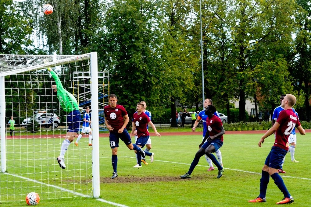 «Jelgavas» futbolisti Rīgā ar 1:0 uzvar «Metta/LU» komandu un virslīgas trešo apli noslēdz trešajā pozīcijā