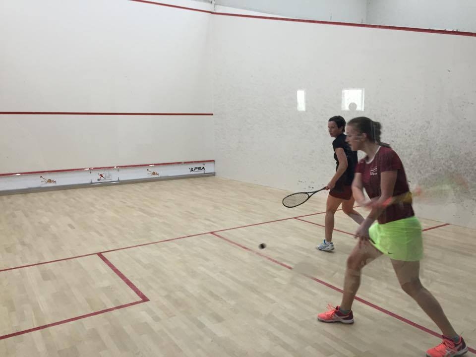 Latvijas Grand Prix skvošā izcīna jelgavnieces