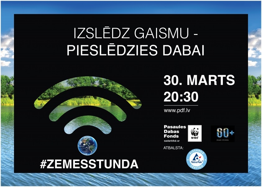 Jelgava pievienosies akcijai “Zemes stunda”