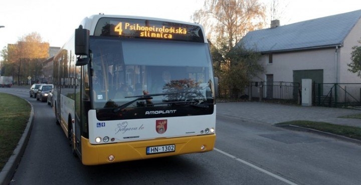 Maija svētkos sabiedriskais transports Jelgavā kursēs pēc svētdienas grafika
