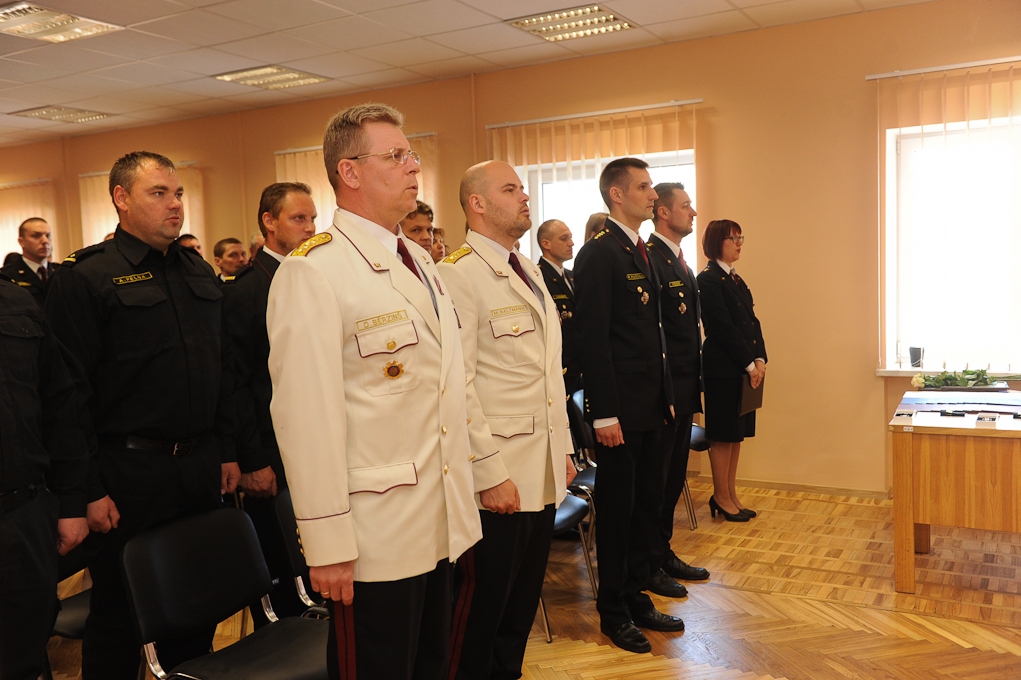 Apbalvoti Zemgales ugunsdzēsēji (FOTO)
