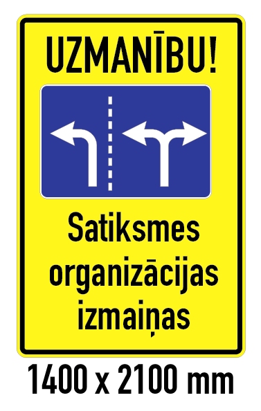 Olainē Rīgas ielas un Jelgavas šosejas krustojumā mainīta satiksmes organizācija