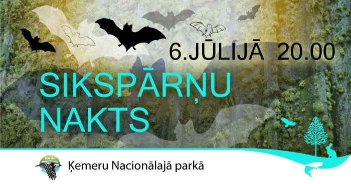 Ķemeru Nacionālajā parkā varēs iepazīt nakts dzīvnieku - sikspārni