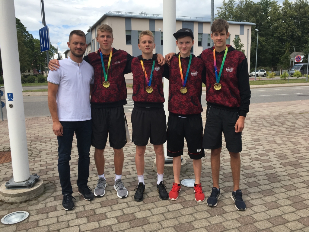 Jelgavas 3X3 basketbolistiem zelts Jaunatnes olimpiādē (FOTO)