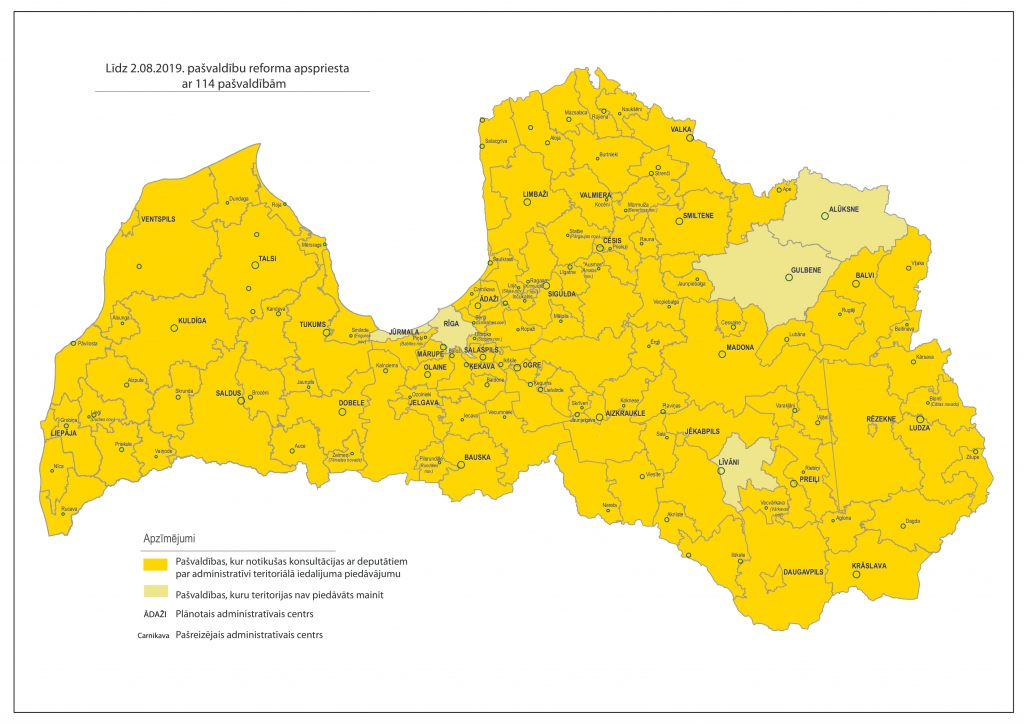 Administratīvi teritoriālās reformas īstenošanai VARAM sola pašvaldībām vairākas atbalsta programmas