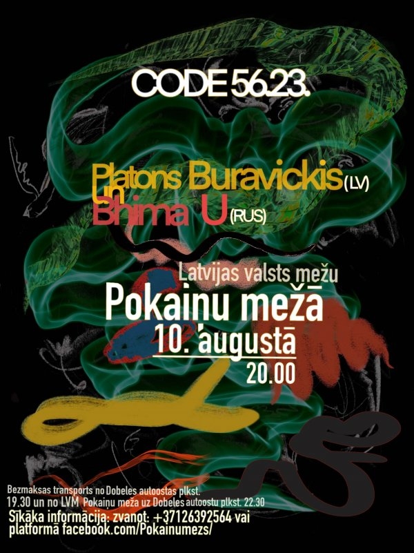 Pokaiņos uzstāsies Platons Buravickis un Bhima U