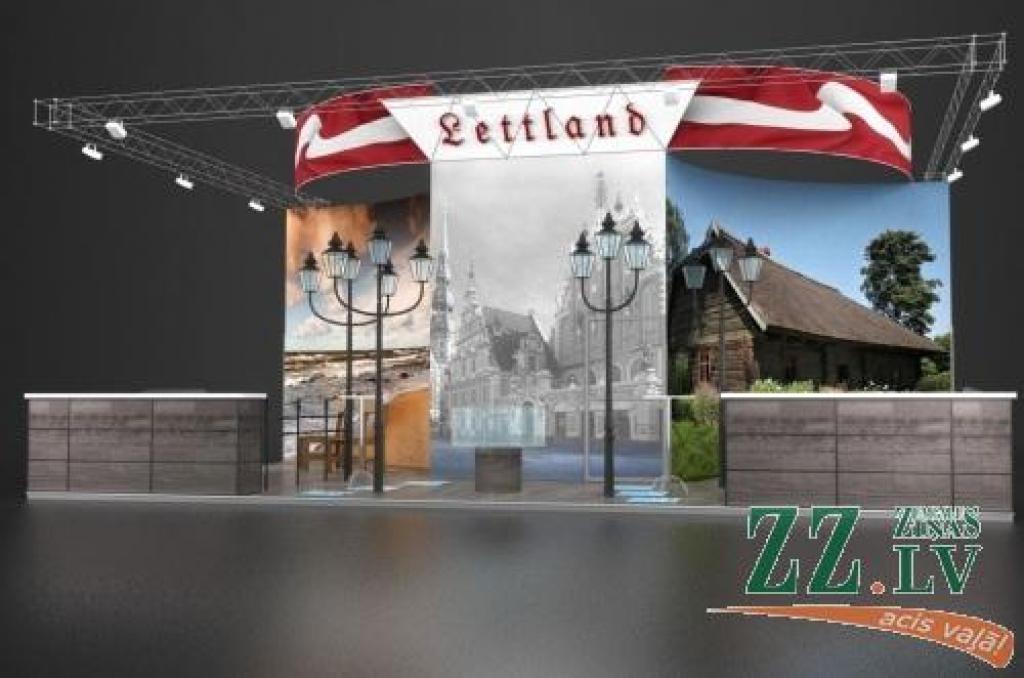 Jelgavnieku izstrādājumi rotā Berlīnes «Zaļās nedēļas» izstādes stendu