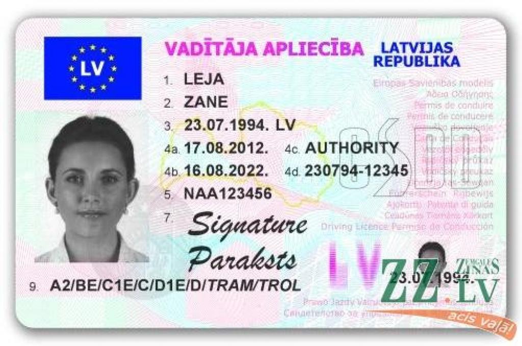 No šodienas CSDD izsniedz jauna parauga autovadītāju apliecības