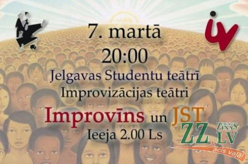 Jelgavā ar unikālām izrādēm viesosies «Improvīns»