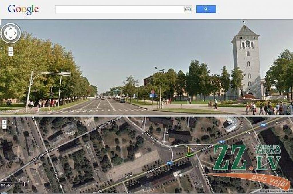 «Google Street View» kartē tagad ir arī Latvija un Jelgava